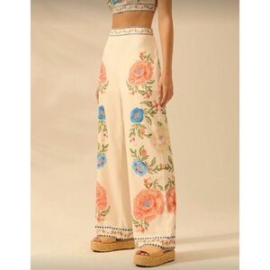 Women’s boho tropical Flower print casual pants